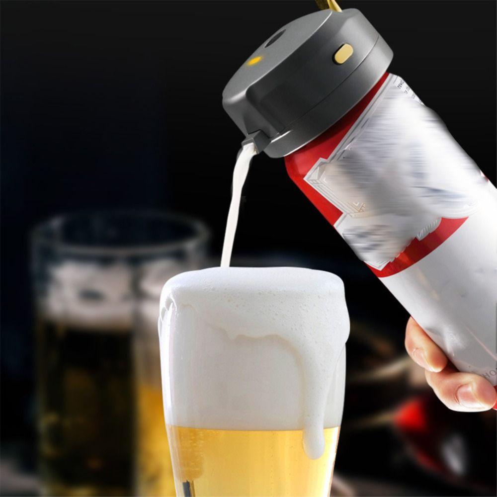 Ultrasonic Vibration Canned Beer Foam Maker Professional Beer Server Beer Foam Machine Dinner