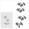 Ancient Silver Bicycle Shaped Copper Cufflinks Men's French Shirt Metal