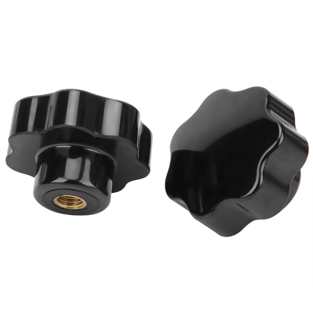 2pcs Durable Star Hand Knob Practical Female Thread Knob  For Mechanical Equipment