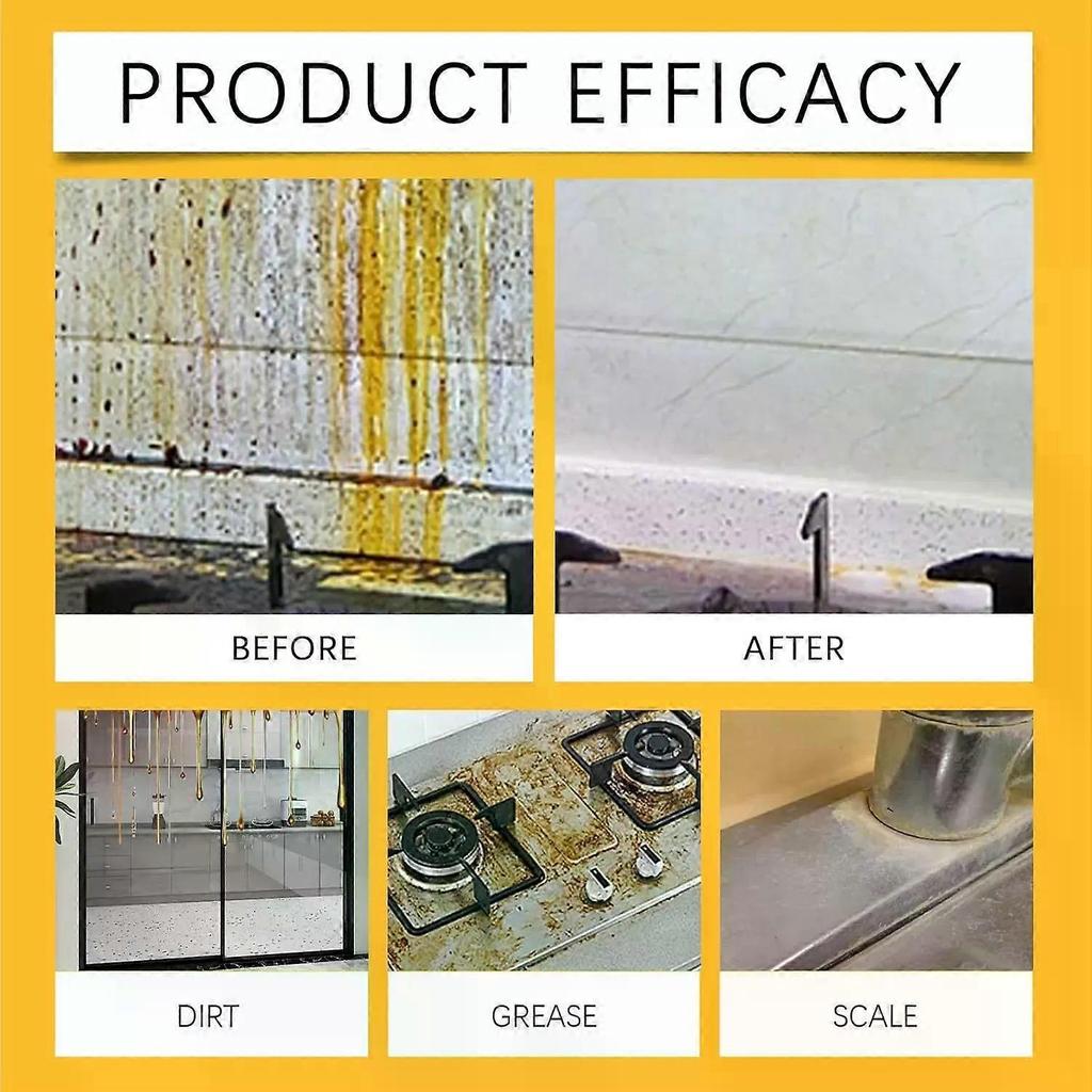 1/2/3Pcs Liapu Kitchen Heavy Oil Cleaner, New Degreaser, Powerful Clean Kitchen Oil Stain