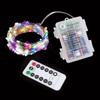8-Function Waterproof String Lights with Remote – Battery-Powered Copper Wire LED Decorative Lights
