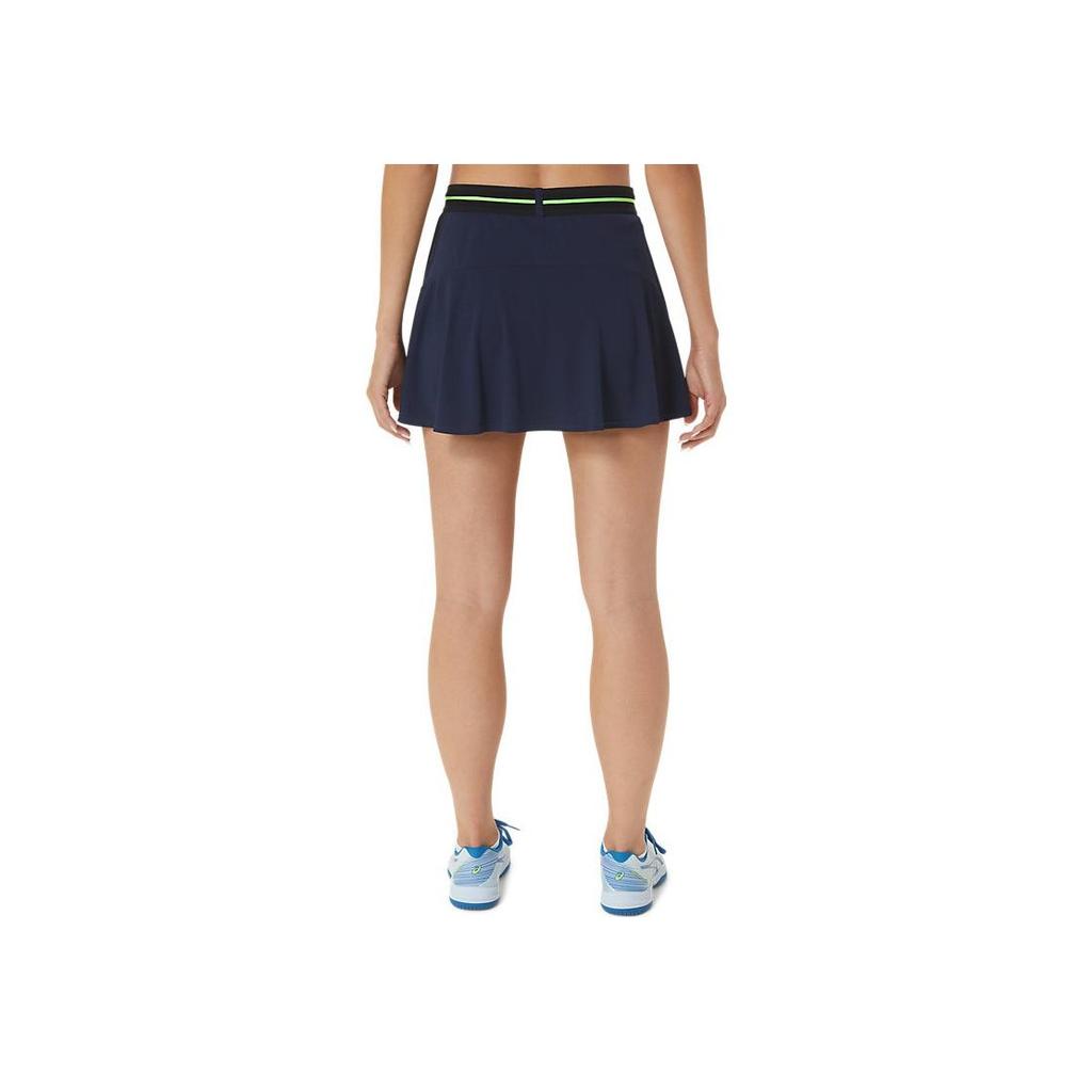 Asics Match Skort Solid Soft Comfortable Quick-Dry Casual Skirt Women Skirts Navy-Blue 2042A252400