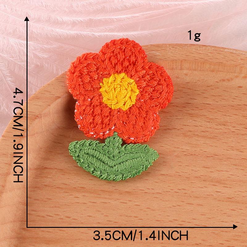 Computer Embroidery Label Flower Diy Hand Account Accessories Accessories Patch Cloth Sticker Brooch Jewelry Hair Accessories Accessories Sticker