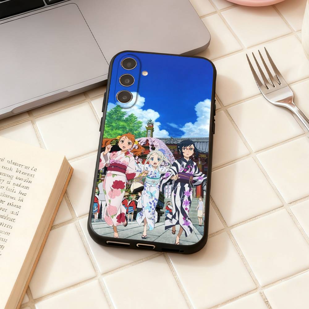 AnoHana M-Meiko Anime H-Honma  phone Case For Samsung Galaxy A73,A72,A71,A70,A53,A52,A51,Others Soft Black Shell