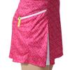 FootJoy FJ Outline Print Skirt, Neo Pink, Women's, Size L, FJW-S24-P03, 82138-L