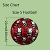 Size 5 Soccer Ball - Outdoor Sport Football with Gaming Pattern, Ideal Gift for Birthdays, Christmas, Father's Day, Graduation