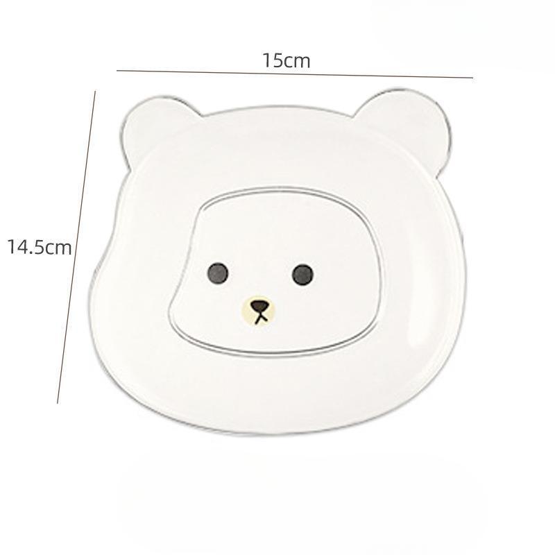 Cartoon Small Plates with Bases Garbage PlatesSquare Dried Fruit Plates Small Dishes