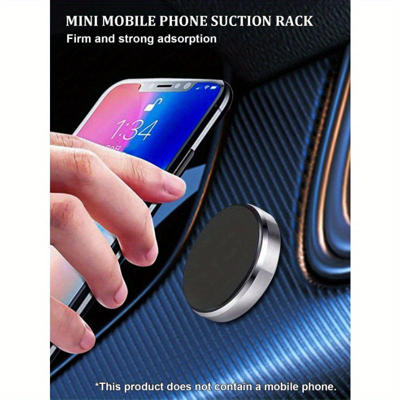 1pc Mini Multifunctional Magnetic Car Phone Holder For Navigation, Available In Rose Gold/Silver/Gold/Black