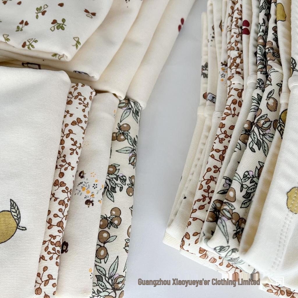 Danish-style Cotton Girls' Summer Pajama Set - Short Sleeve