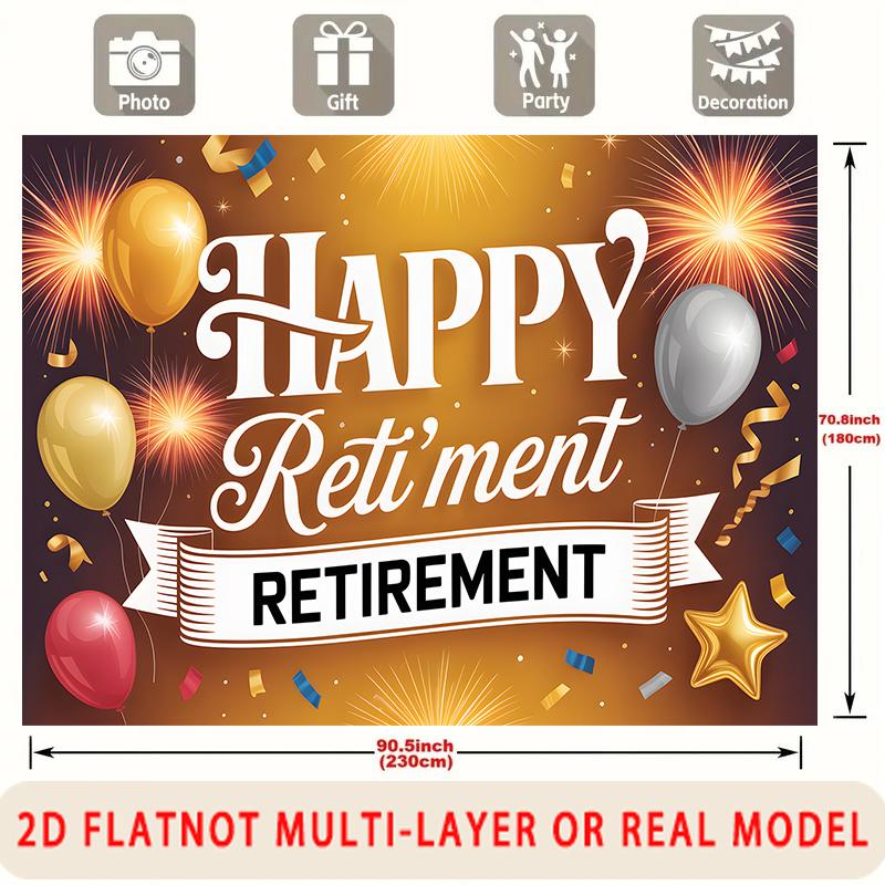 Party Backdrop Balloon Confetti Photo Booth Background Front Door Decor