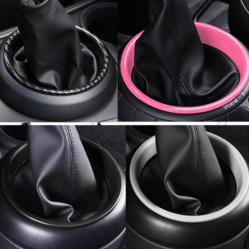 Car Gear Lever Panel Ring Cover For MINI ONE COOPERS JCW Clubman F54 F55 F56 F57 F60 Countryman Interior Decoration Accessories