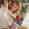 6/12pcs DIY Bouquet Handmade Greeting Card Postcard Paper Bouquet Party Supplies 2D Bouquet Carnation 6 Styles