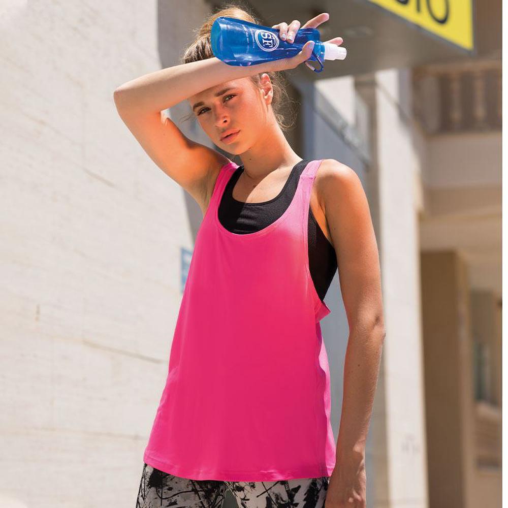 Skinni Fit Gilet senza maniche da allenamento alla moda da donna/donna