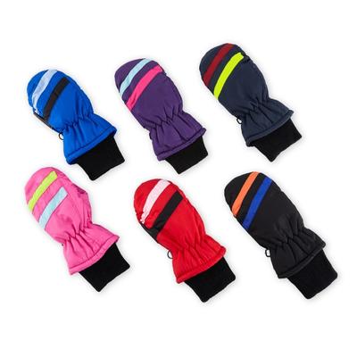 2-5Y Waterproof Kids Ski Gloves Winter Cycling Gloves Anti-Slip Gloves Warm Thick Fleece Snowboarding Mittens Gloves