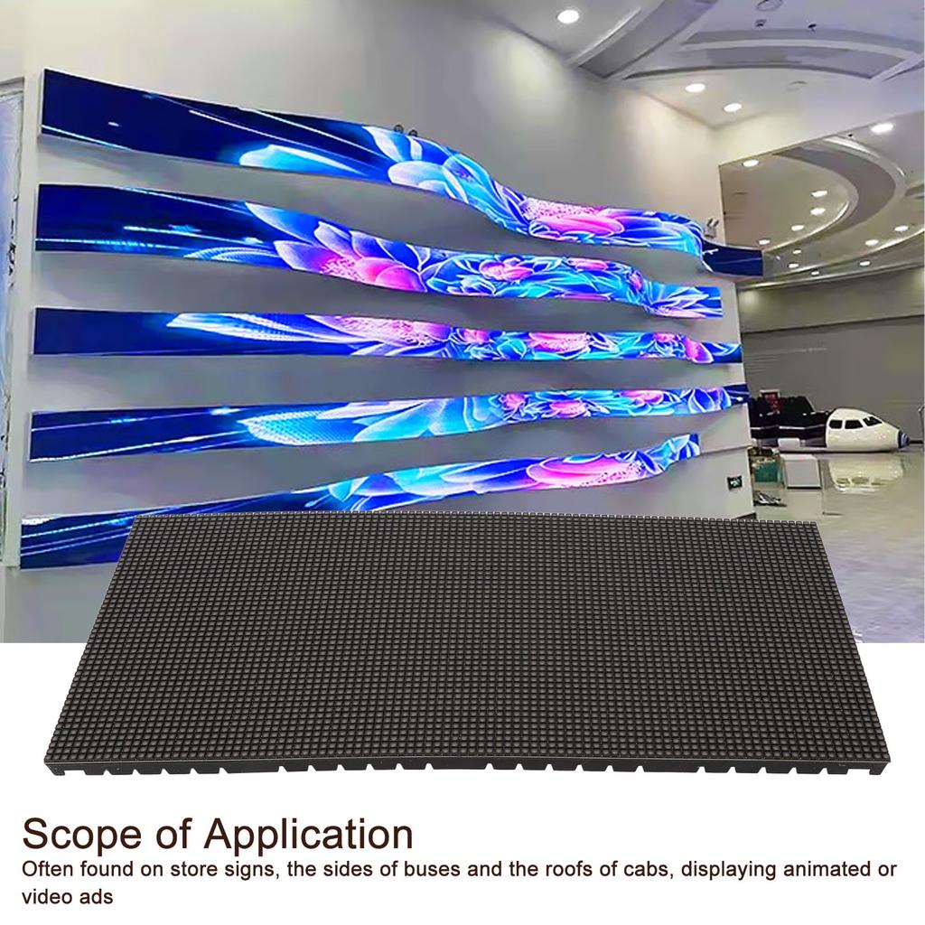 LED Matrix Panel 96x48 RGB Full Color 2.5mm Pitch 4608 RGB LED Adjustable Brightness Bendable LED Matrix Display for RPi