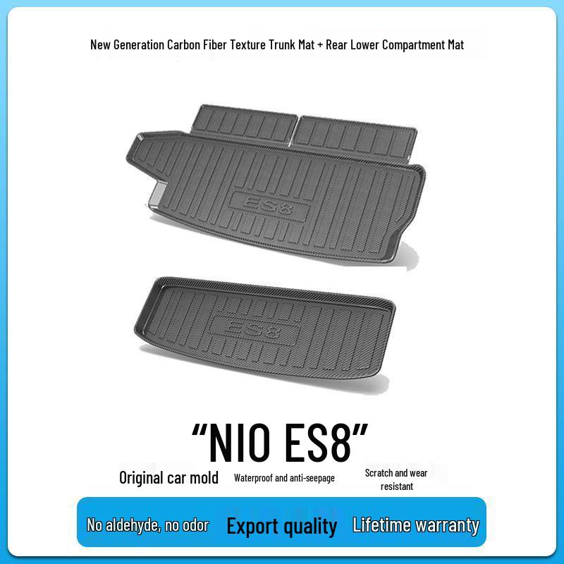 Nio ES8 Trunk Mat - TPV Carbon Fiber Texture Interior Decor