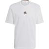 adidas Letter Print Sports Casual Round Neck T-Shirt Men Tops White GN6860