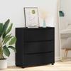 Storage Cabinet Black 80 x 31 x 81 cm Particleboard
