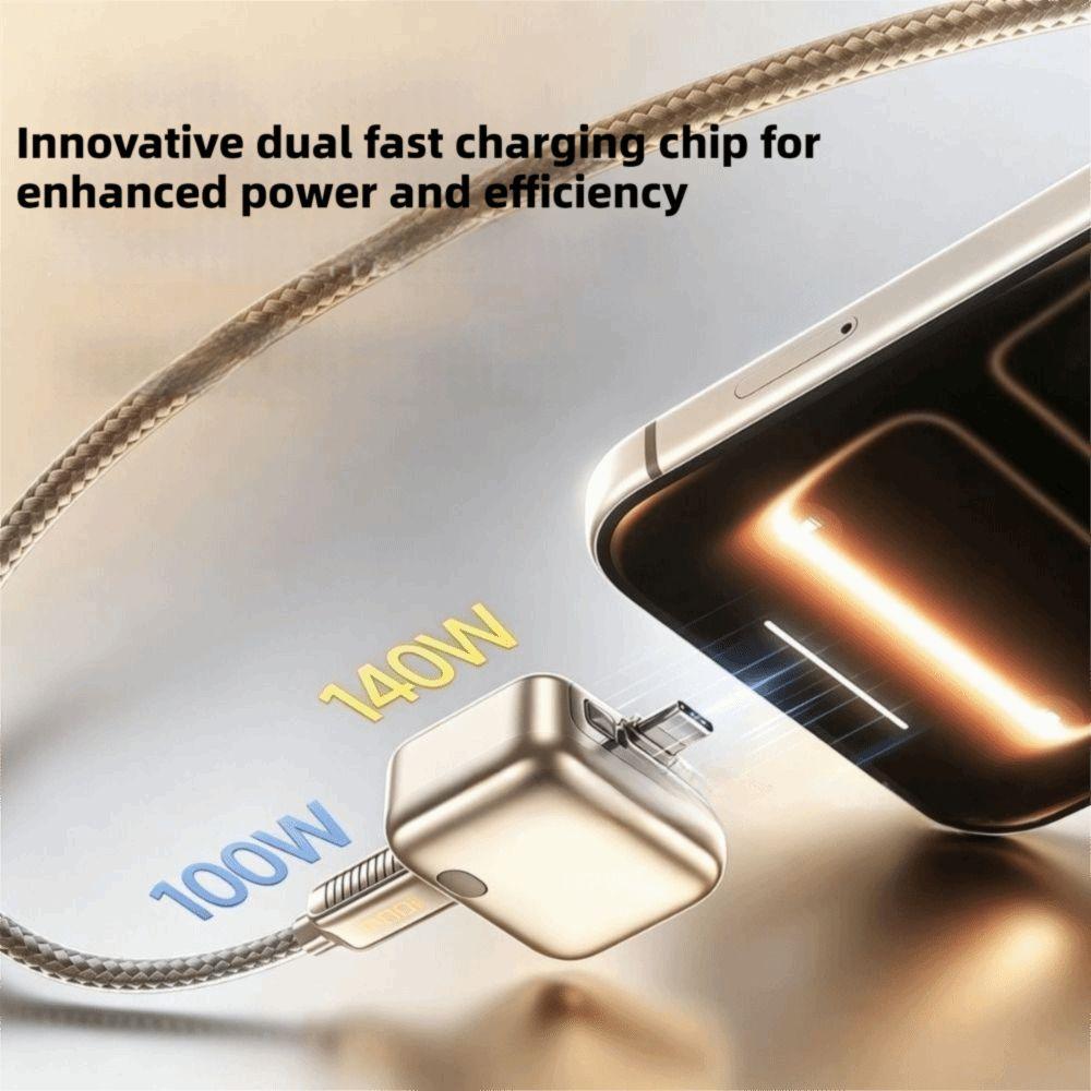 140W Full Charge Separator Type-C Power Breaker Auto Stop Charging Adapter for Type-C Device