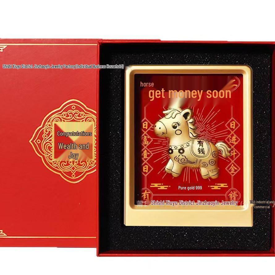 Golden Wealth God Ornament: Prosperity, Peace, and Joy. Ideal Office Decor and Gift for Attracting Wealth and Success.