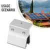 Seam Clamp Solar Panel Clip Water Drainage Aluminum Alloy Fixing Fixture For PV Photovoltaic Bracket High Quality