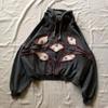 Vintage Frühling und Herbst Ästhetik 3D Gedruckter Gothic Mode Reißverschluss Hoodie Hip Hop Sportbekleidung Lässiger Pullover