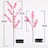Silk Peach, Plum, and Cherry Blossom Arrangement – Indoor Floor Decoration