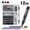 3mm Waterproof Oil-Based Large Tip Marker - Fade-Resistant, Non-Erasable, Convenient Large Capacity Pen