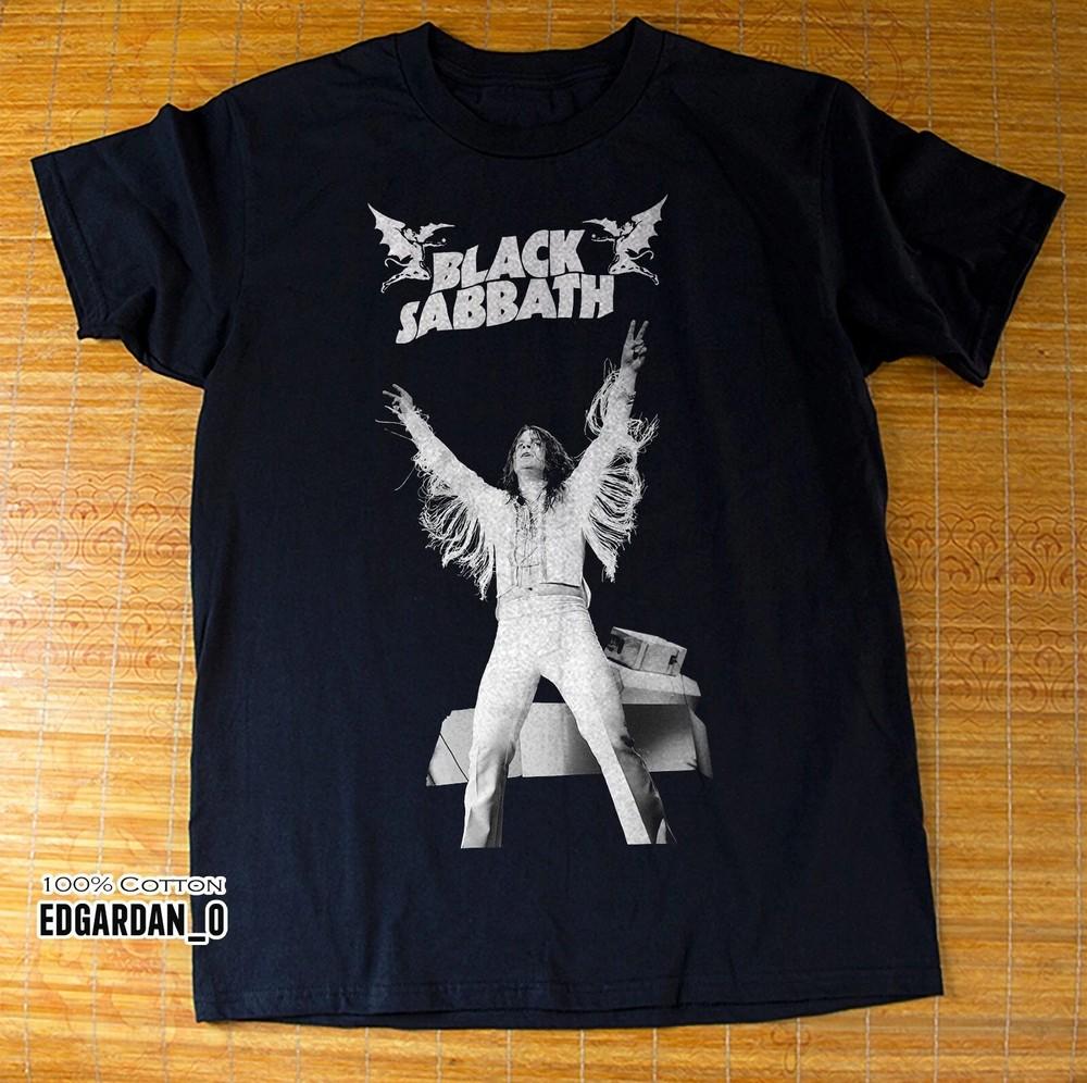 Black Band Sabbath Heavy Metal Music Band Black T-shirt Size S-5XL Unisex T-Shirt XXXXL
