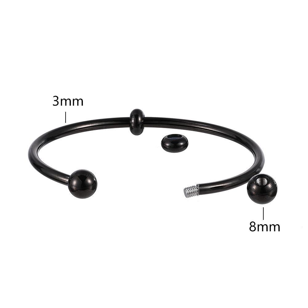 Women’s Titanium Steel Waterproof Beaded Elastic Bracelet