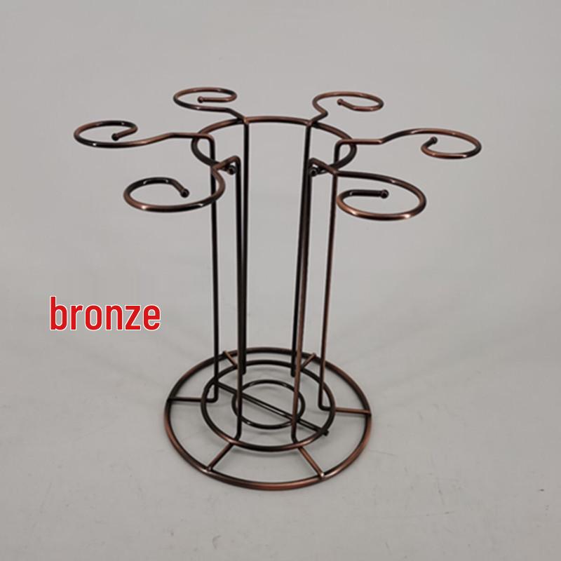 Premium Inverted Wine Glass & Decanter Storage Rack