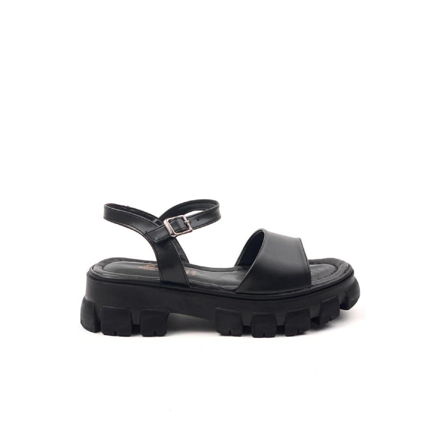 

Женские черные ортопедические сандалии на запястье Merly с высокой подошвой 36