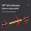 COB Strip Magnetic Work Light with Digital Display, Hook, White & Red Light for Car Repairs