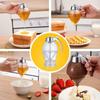 Juice Syrup Cup Squeeze Bottle Honey Storage Pot With Stand Holder Bee Drip Dispenser Kettle Honey Jar Container Kitchen Tools