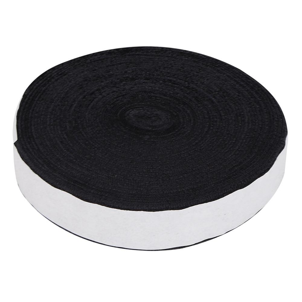 Polyester Fiber Racket Grip Tape Sweat Absorption Breathable Badminton Racket Grip 10M Racquet Towel Grip Racquet Wraps чёрный