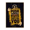 Industrial Style Motivational Gym Poster for Cafe, Bar, and Restaurant Decor