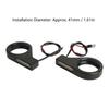 12V Motorcycle LED Turn Signal Light Waterproof Bright   Blinker Lamp for 41mm Fork Tubes