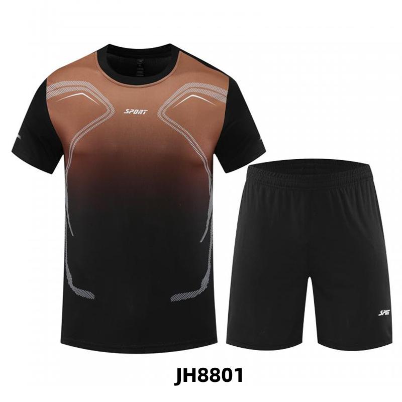 

Fitness Clothes Quick Drying T-shirt Suit Short Sleeve Running Sportswear Shorts Tracksuit Gym Sports Training Sets M