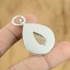 Natural Golden Rutile Gemstone Pendant 925 Sterling Silver Jewelry For Women