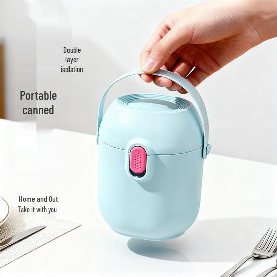 Large Capacity Portable Baby Formula Storage Bowl - Food-Grade Sealed Container