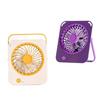 Portable Small Fan, Rechargeable Ultra-thin Silent Operation, with 3 Gear Wind Speed Desktop Fan, for Office Study Dormitory Outdoors