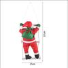1PC Christmas Decoration Climbing Santa Claus Home Decoration Gifts Restaurant Decoration Doll Hanging