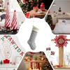 Christmas Stockings 18 Inch Knitted Stockings Christmas Decor Embroidery Home Decor Party Decorations For Window Living Room