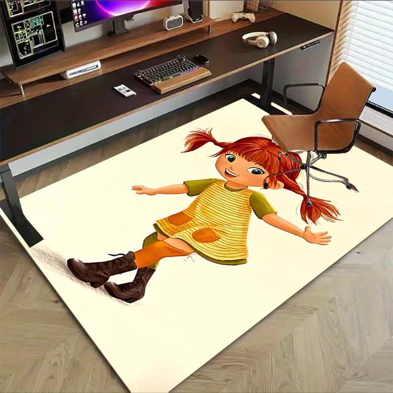 1PC Girl Monkey Extra Large Non Slip Floor Carpet, Office, Family, Bedroom, Studio   Large Area Rug Indoor Rugs, , Vibrant Colors