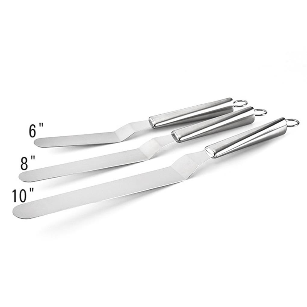Spatulă pentru prăjituri Dispozitiv de feliere unt 10 inch din oțel inoxidabil Gadget de bucătărie de lungă durată Patiserie Restaurant Instrument de feliere Răzuitoare pentru cremă