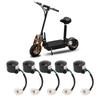 5pcs 110-120db Six-Wire 4-in-1 Wiring Guide 48V-60V Backup Warning Alarm  Electric Tricycle