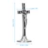 Catholic   Hand Made Zinc Alloy Metal Vertical Catholic Crucifix Wall   with Removable Base