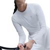 Nike Court Advantage Dri-FIT Einfarbig Bequemes Langarm Tennis-Shirt Damen Oberteile Weiß FZ6738100