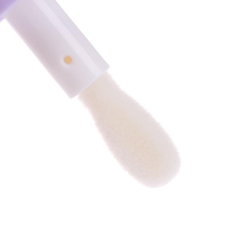 4Ml Lip Gloss Tube Matte Transparent Thick Rod Large Brush Head Empty Bottle Lips Glaze Container Makeup Packaging Material
