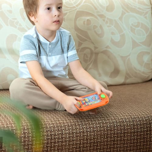 5-Piece Water Ring Game, Water Ring Game Souvenir - Water Ring Handheld Game Console, Retro Handheld Game Console for Kids, Random Colors by Qingfeng